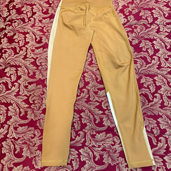 Adidas Leggings Gold & Yellow Women's S - Picture 6 of 6